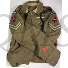 Battle Dress jacket Corporal Royal Corps of Signals 1st Guards Armoured Division 