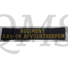 Straatnamen Regiment Aan- en Afvoertroepen
