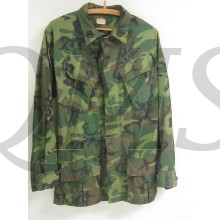 Coat Man's camouflage cotton wind resistant poplin rclass II Combat tropical ERDL Vietnam