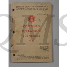 Booklet 1945 Combined Operations 