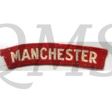 Shoulder title The Manchester Regiment