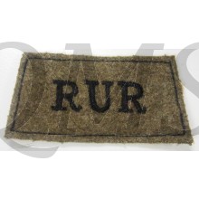Slip on Royal Ulster Rifles RUR Regiment 