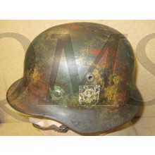Helm M35 Feldpolizei tarn (Helmet M35 Fieldpolice with camo)