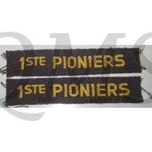 Straatnamen 1e compagnie pioniers