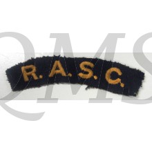 Shoulder title Royal Army Service Corps (R.A.S.C)