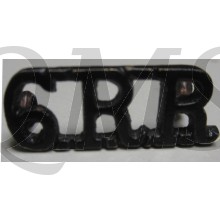 Indian, shoulder title, 6th Rajputana Rifles