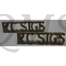 Shoulder titles Royal Canadian Signals RC Sigs