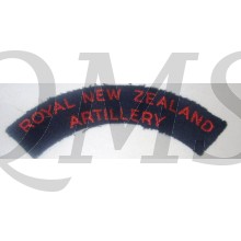 Shoulder title Royal New Zealand Artillery