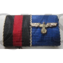 2 band spange treue dienst en Commemorative Medal of 1 October 1938