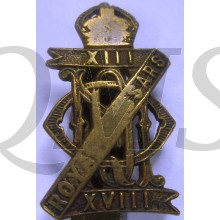 Cap badge 13/18 Hussars