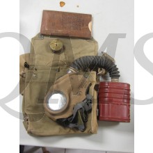 Gasmasker met tas MK VII (Gas Mask with Bag MK VII)