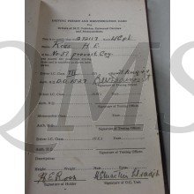 M.T. Regulations/Driving permit and ID card