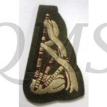 SCOTTISH PIPERS BADGE PIPER UNIFORM BADGE PIPERS 2 DRESS OR FAD