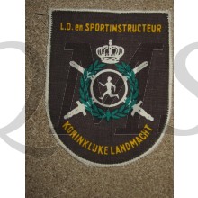 Borstembleem Sport instructeur (Pocket badge PT)