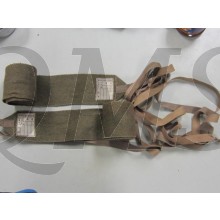 very minor moth holes, large white cotton labels , lang tie straps