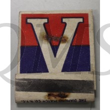 Booklet, matches , V for Victory