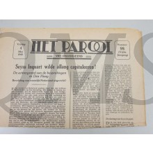 Krant Het Parool 4 mei 1945