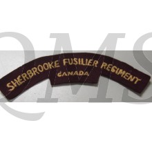 Shoulder titles Sherbrook Fusiliers Regiment of Canada