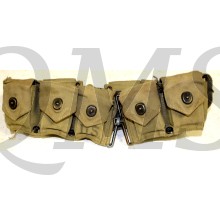 US M1 Garand M1923 Cartridge Belt Khaki Dated 1942