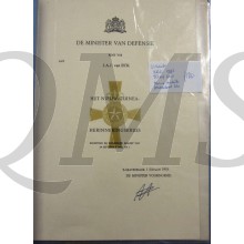 Set van 4 nederlandse oorkondes 
