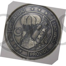Challenge coin Combined Joint Task Force Operation Provide Comfort Kurdish Humanitarian Relief 1991 