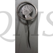 10 cent zilver , draagspeld anti duits