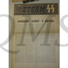 Storm SS no 14 weekblad DER GERMAANSE SS in Nederland 7 juli 1944