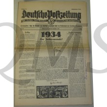 Deutsche Postzeitung Reichsbund der Deutchen Beamten 1934