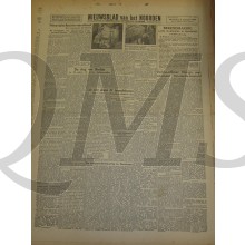 Krant Nieuwsblad van het Noorden zaterdag 5 jan 1944