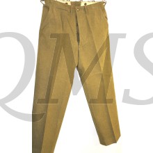 WW 2 US Army M 1937 Mustard Wool Field Trousers