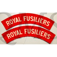 Shoulder flashes Royal Fusiliers