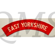 Shoulder flash East Yorkshire Regiment (canvas)