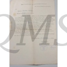 Brief Heranziehung fur kurzfristigen Notdienst (Letter for temporary draft)