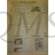 Krant Nieuwsblad van het Noorden zaterdag 11 sept 1943