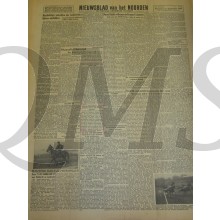 Krant Nieuwsblad van het Noorden maandag 13 sept 1943