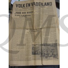 Krant der NSB 25 augustus 1944 Volk en Vaderland 12 jaargang no 34