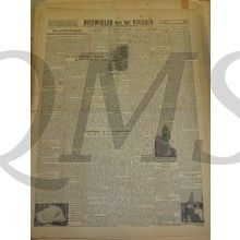 Krant Nieuwsblad van het Noorden zaterdag 18 sept 1943