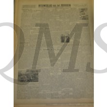 Krant Nieuwsblad van het Noorden zaterdag 20 nov 1943