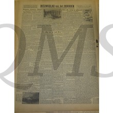 Krant Nieuwsblad van het Noorden dinsdag 23 nov 1943