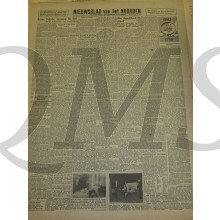 Krant Nieuwsblad van het Noorden donderdag 25 nov 1943