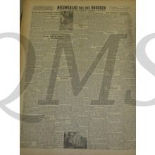 Krant Nieuwsblad van het Noorden vrijdag 26 nov 1943