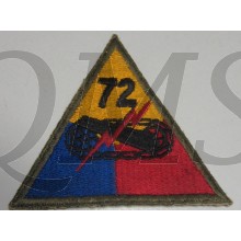 Mouwembleem 72e Armored Divison (Sleevebadge 72nd Armored Division)