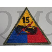 Mouwembleem 15e Armored Divison (Sleevebadge 15th Armored Division)