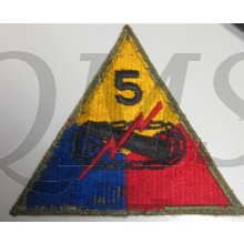 Mouwembleem 5e Armored Divison (Sleevebadge 5th Armored Division)