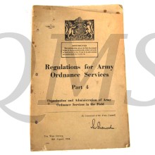 Regulations for army ordnance services Part 4