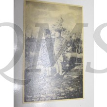 Prent briefkaart mobilisatie 1939 twee lange dagen blijf ik nu hier, 