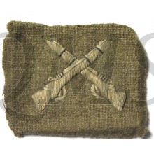 Skill at Arms Instructor - Crossed Rifles Khaki Trade Badge