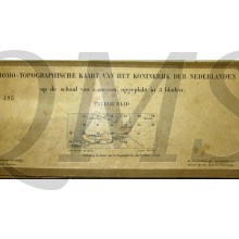 Landkaart op linnen Midden Nederland 1923/25 (Map Holland 1940)