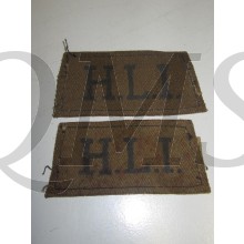 Highland Light Infantry slip on set (H.L.I.)