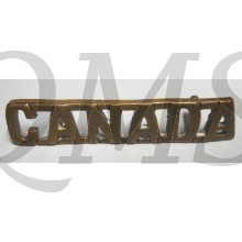 Canada brass name tag
